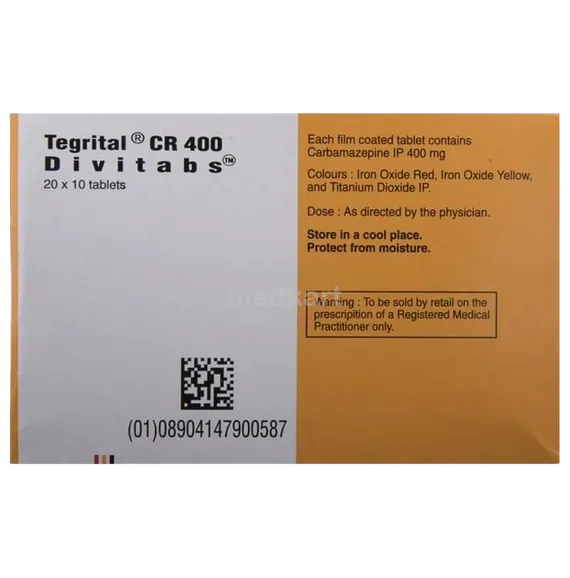 tegrital cr 400mg tablet 10's